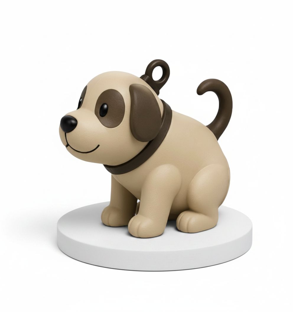 Cartoon Puppy Figurine free 3D printable STL