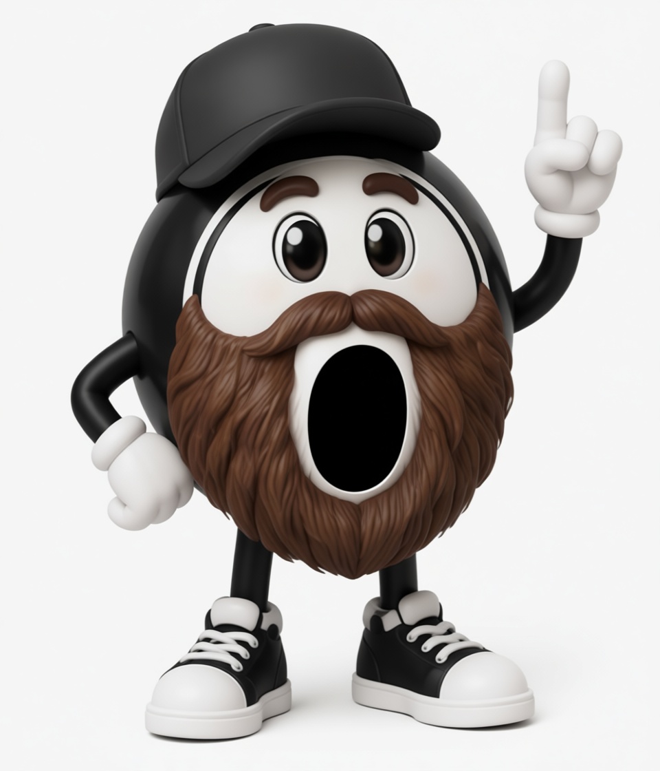 Bearded Character Figurine free 3D printable STL