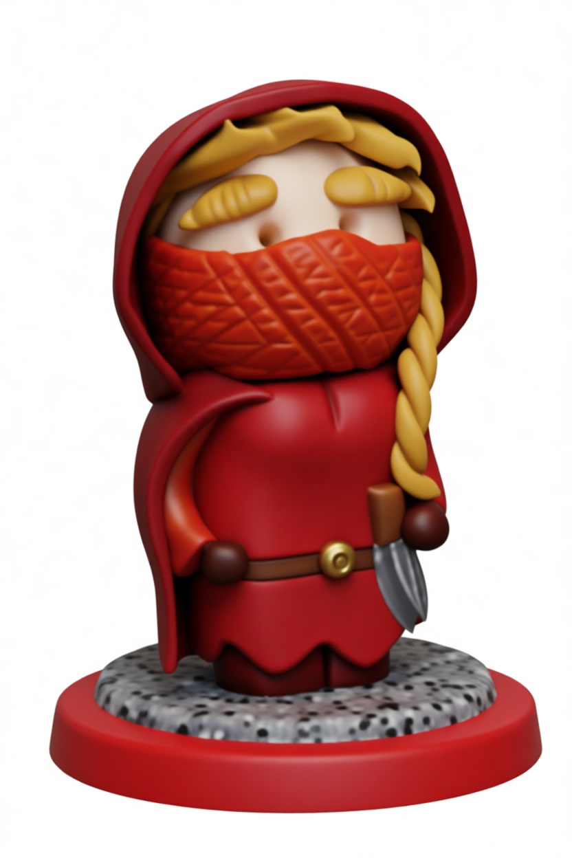 Red Riding Hood Figurine free 3D printable STL
