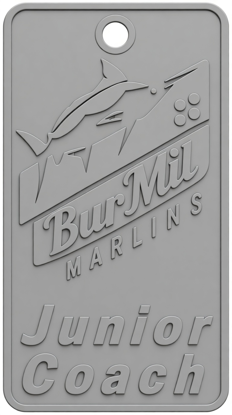 BurMil Marlins Keychain free 3D printable STL