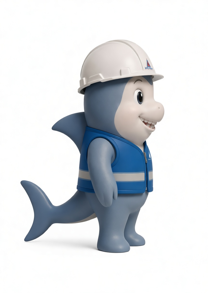 Construction Shark Figurine free 3D printable STL