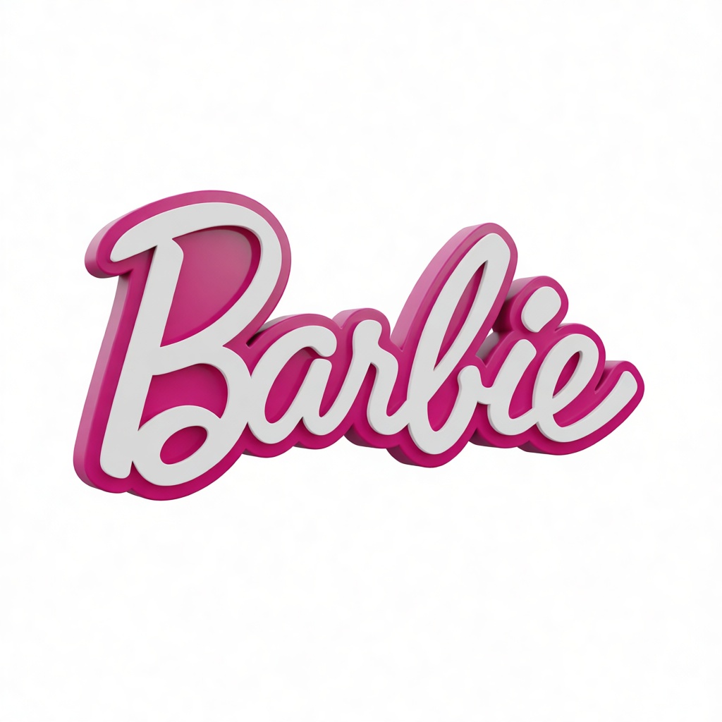 Barbie Logo Sign free 3D printable STL