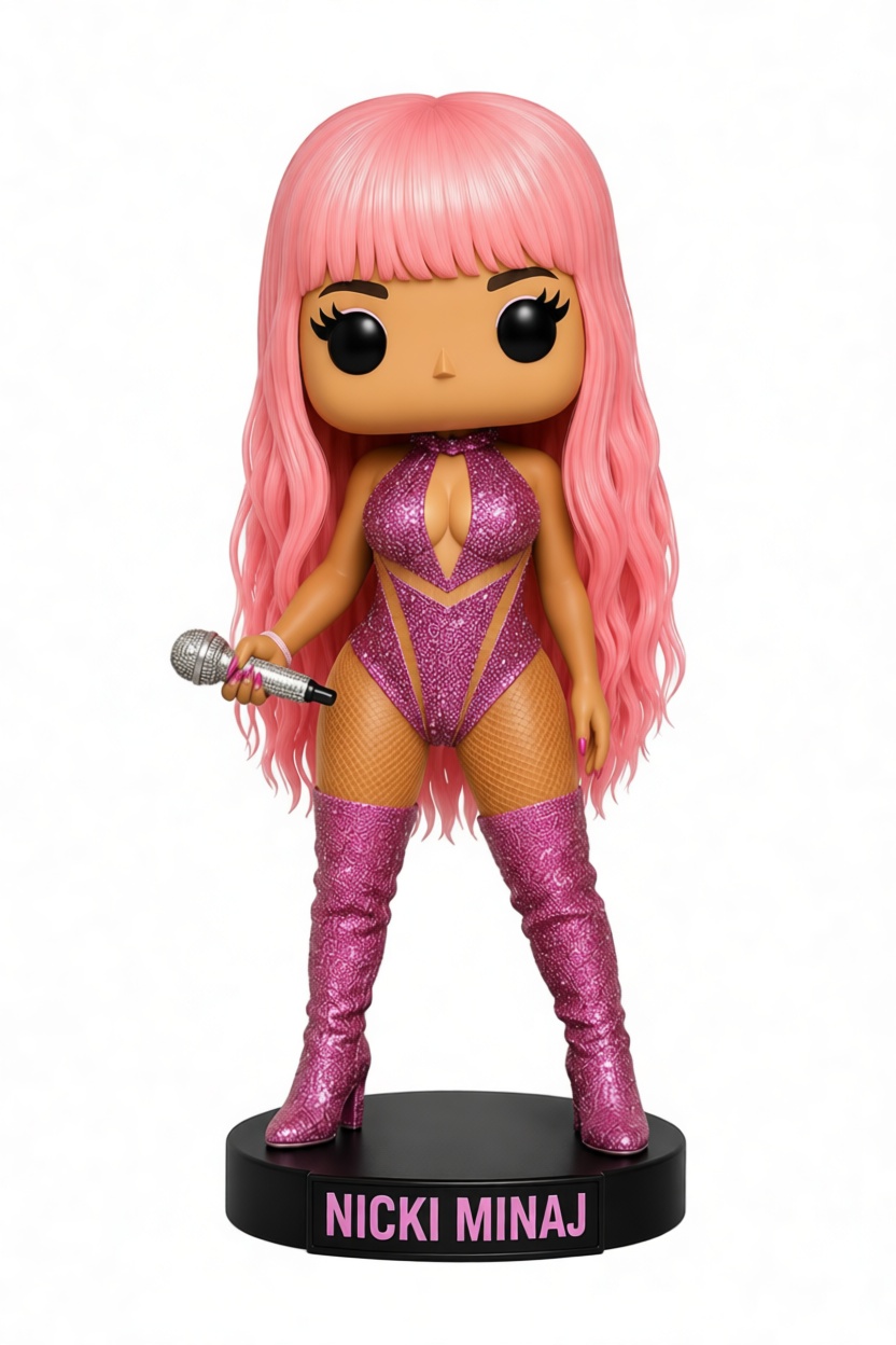 Nicki Minaj Figurine free 3D printable STL