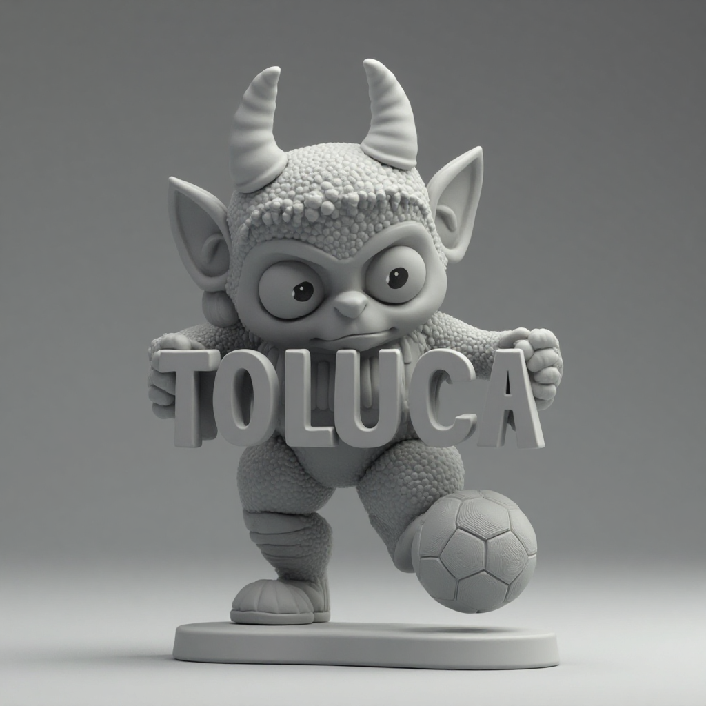 Devil Soccer Figurine free 3D printable STL