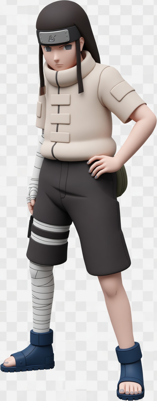 Neji Hyuga Figurine free 3D printable STL