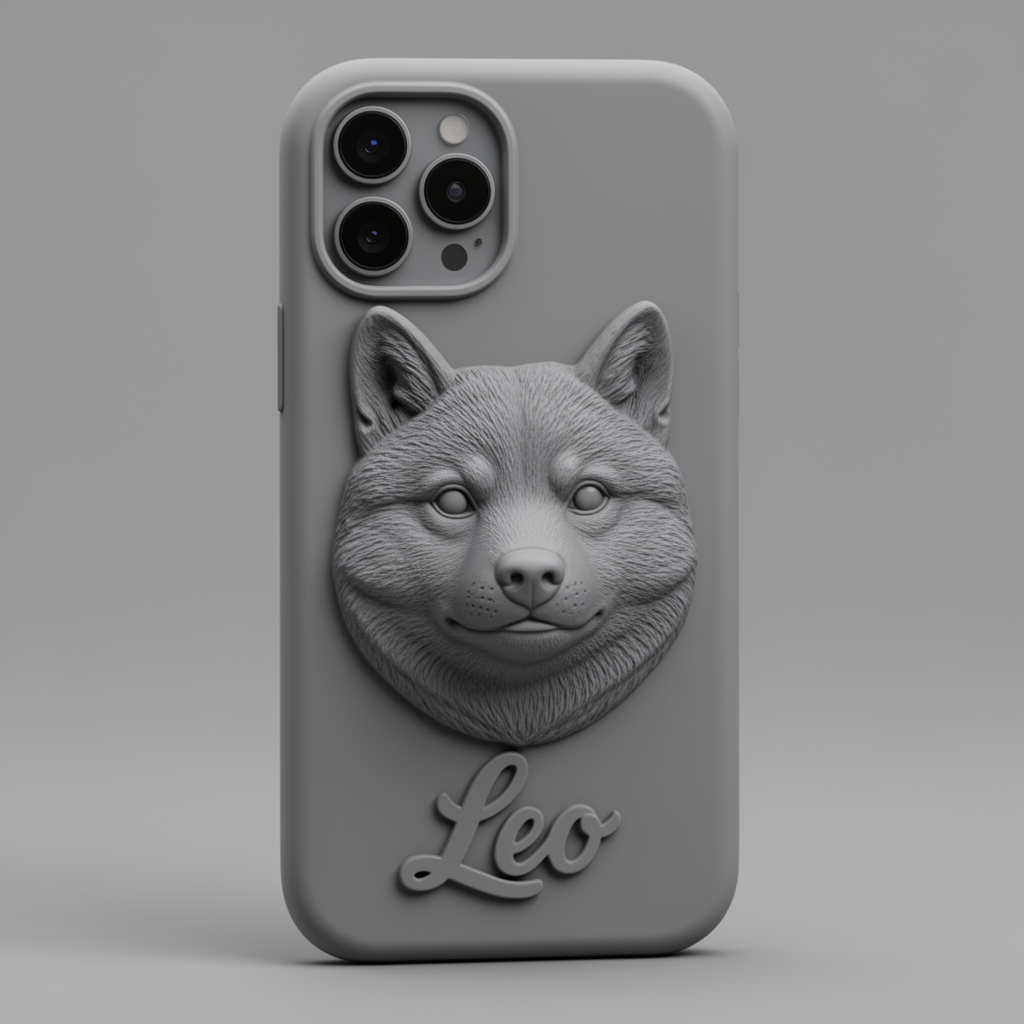 Shiba Inu Phone Case free 3D printable STL
