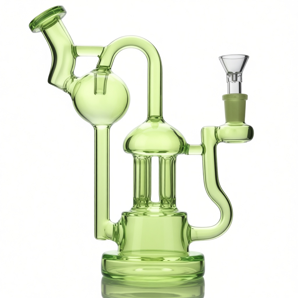 Glass Recycler Bong free 3D printable STL