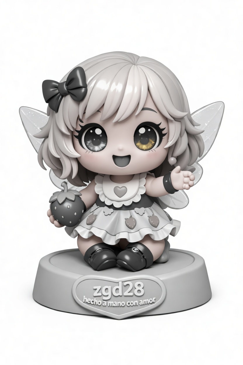 Chibi Fairy Figurine free 3D printable STL