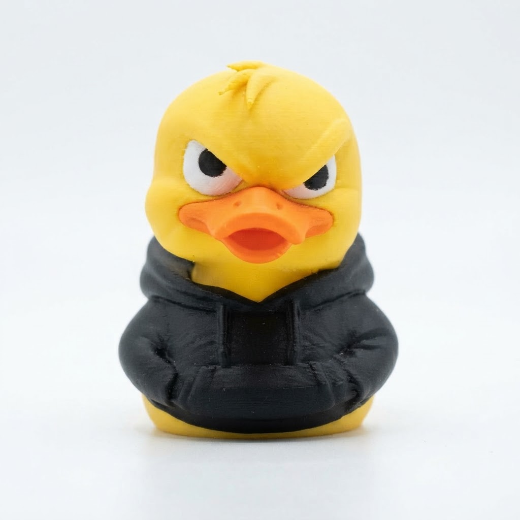 Angry Duck Figurine free 3D printable STL