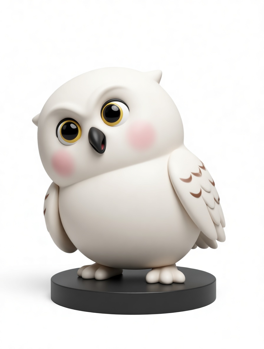 Snowy Owl Figurine free 3D printable STL