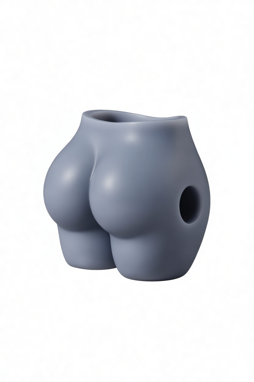 Human Buttocks Vase free 3D printable STL