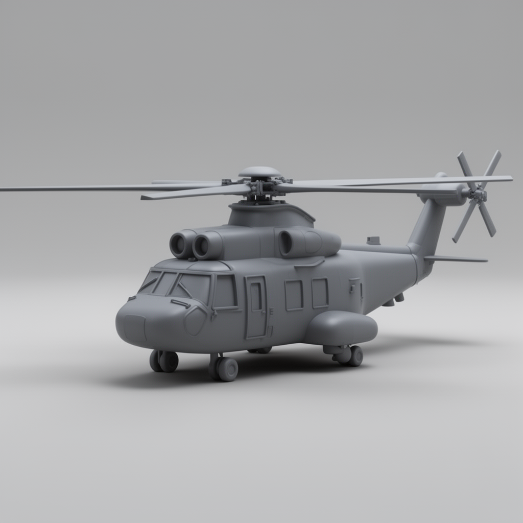 CH-53E Sea Stallion Figurine free 3D printable STL