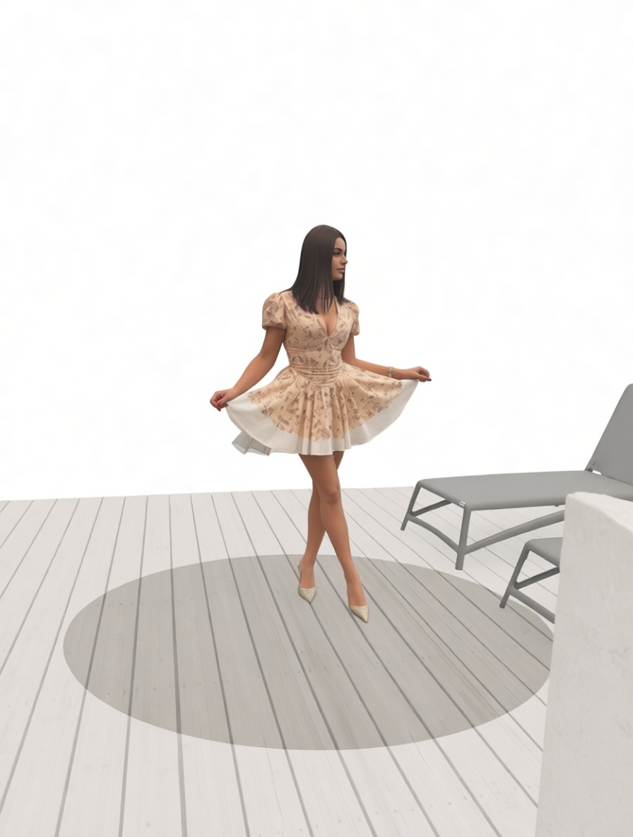 Woman in Vintage Dress Figurine free 3D printable STL
