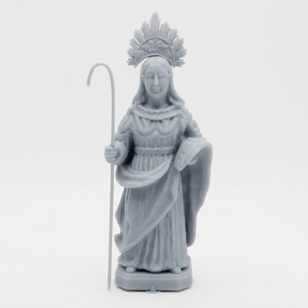 Virgin Mary Statue free 3D printable STL