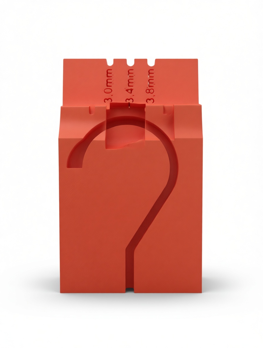 Filament Diameter Gauge free 3D printable STL