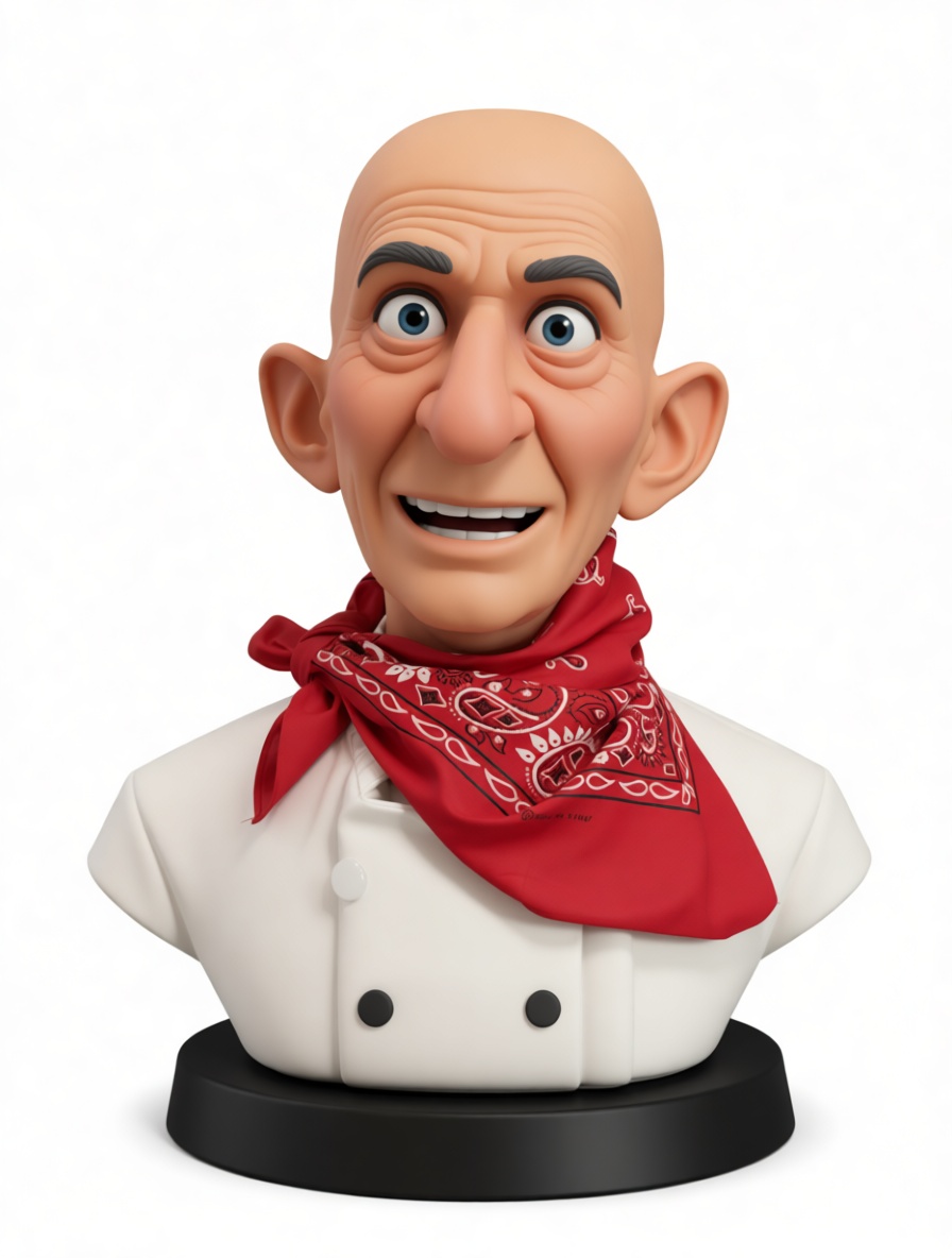 Chef André Bust free 3D printable STL