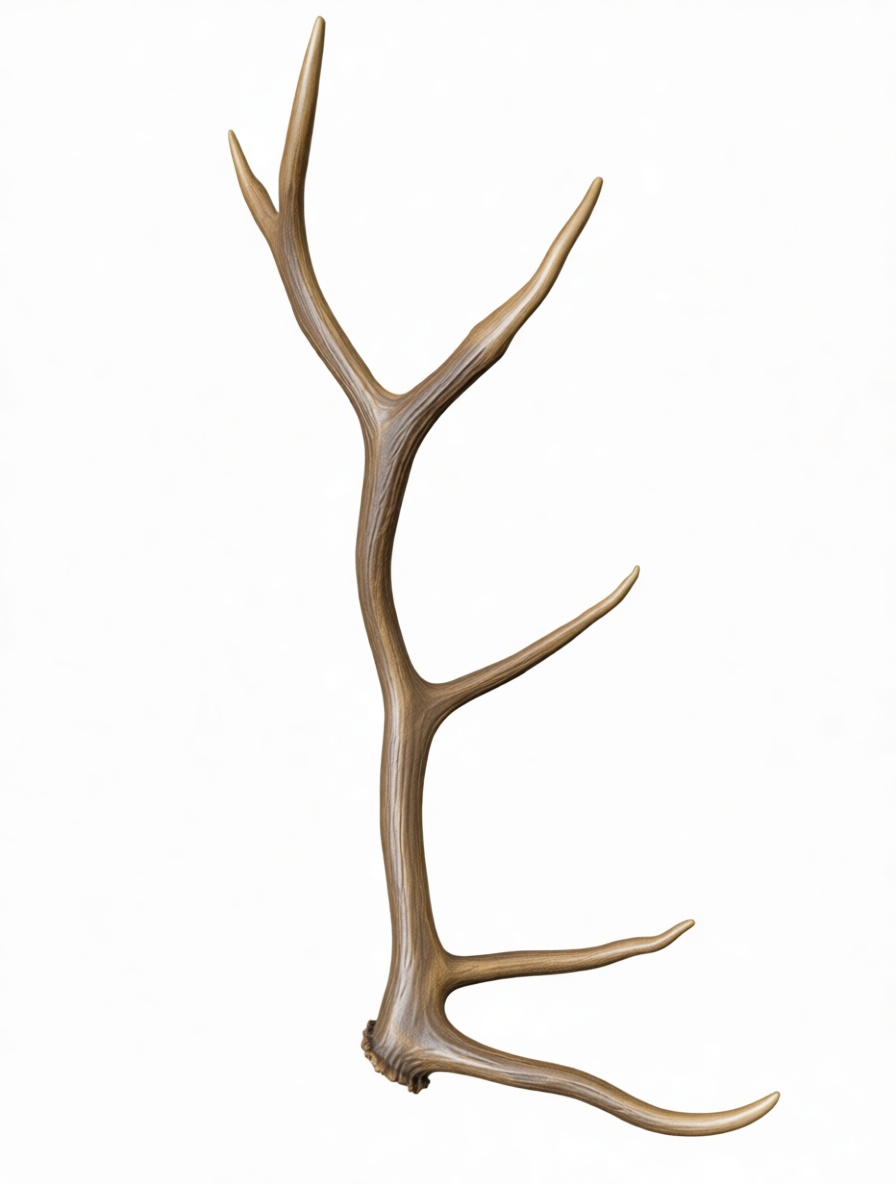 Red Deer Antler Model free 3D printable STL