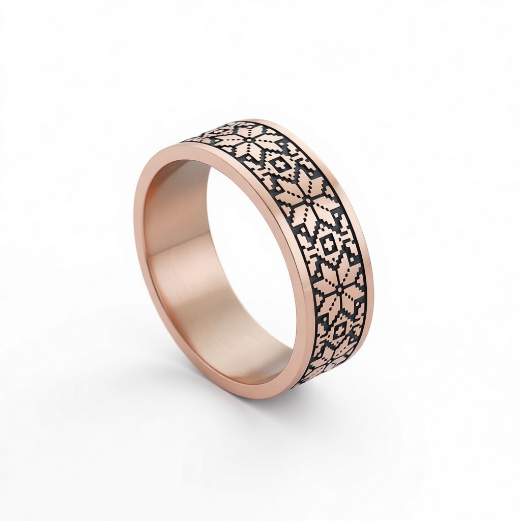 Floral Pattern Ring free 3D printable STL