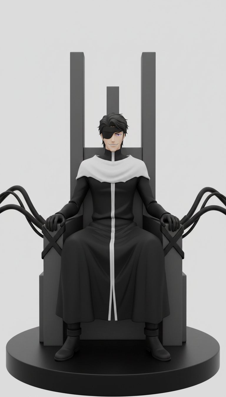 Kurogiri Figure on Throne free 3D printable STL