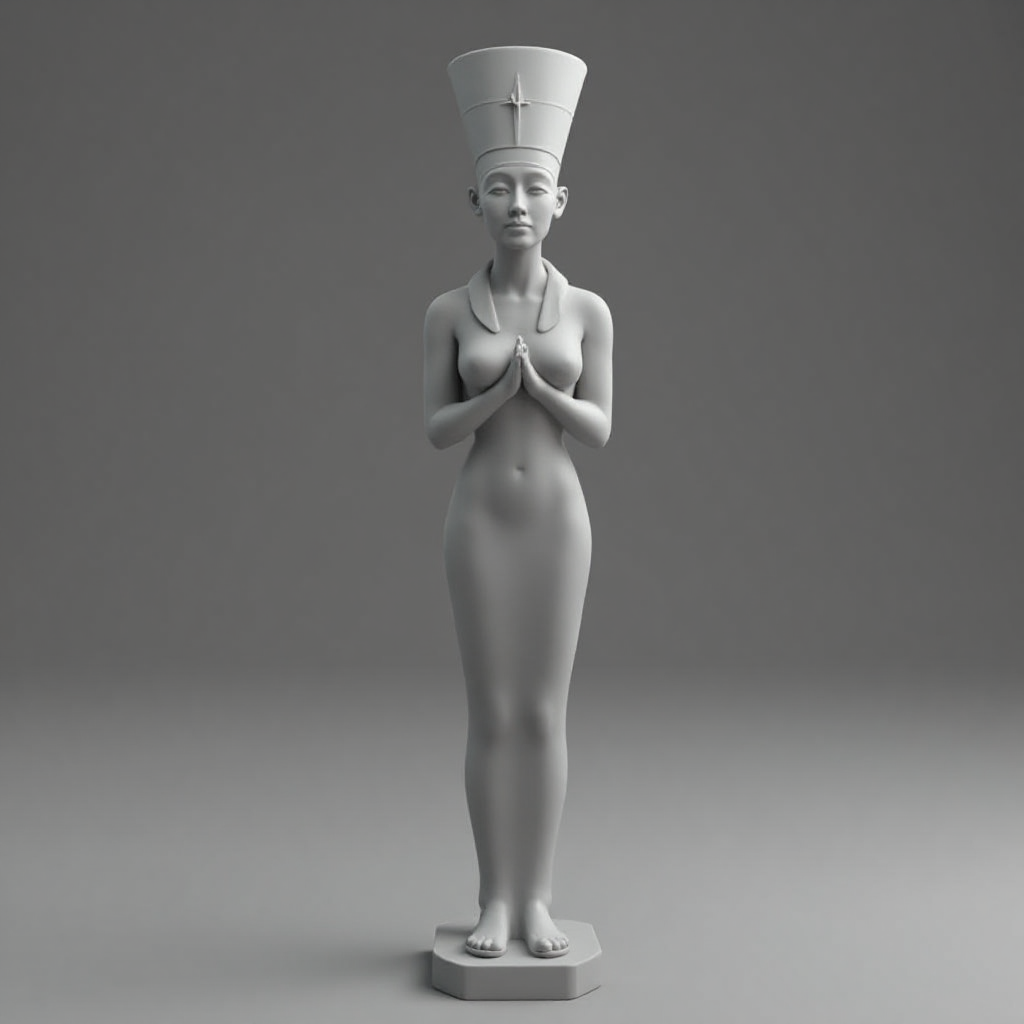 Nefertiti Bust free 3D printable STL