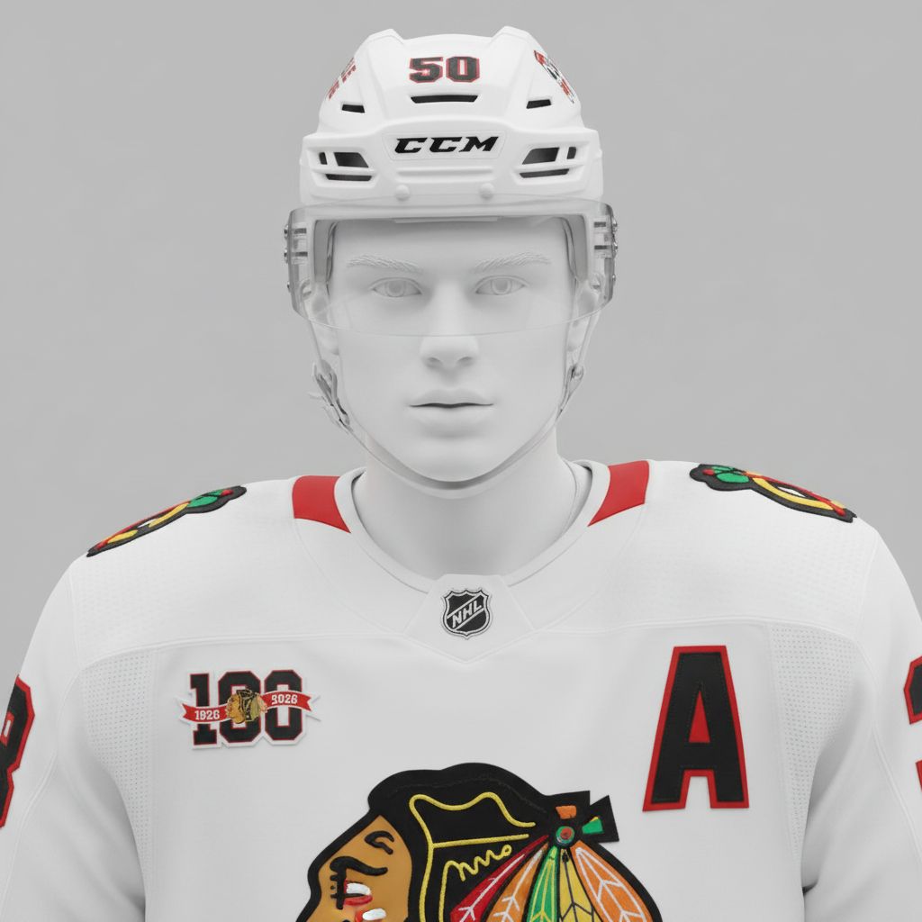 Chicago Blackhawks Hockey Player Bust free 3D printable STL