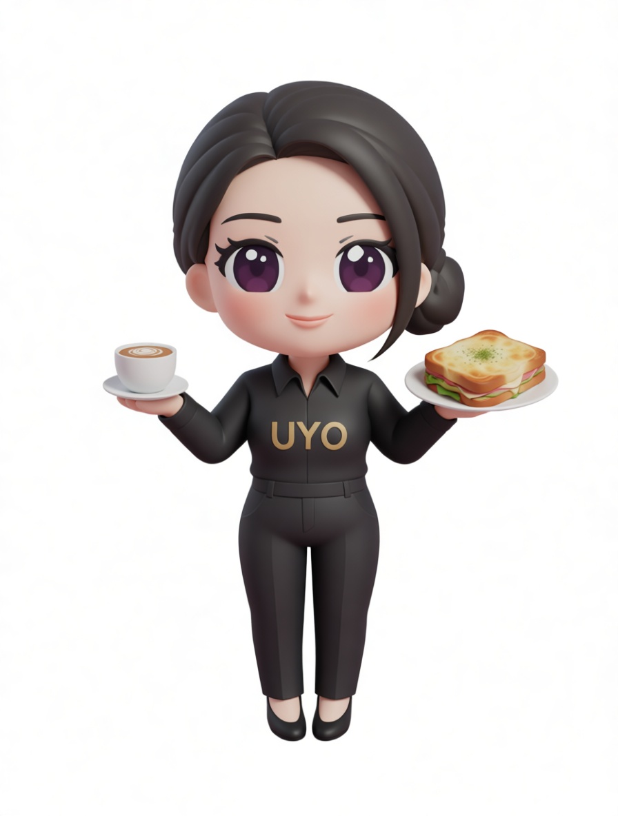 Barista Girl Figurine free 3D printable STL