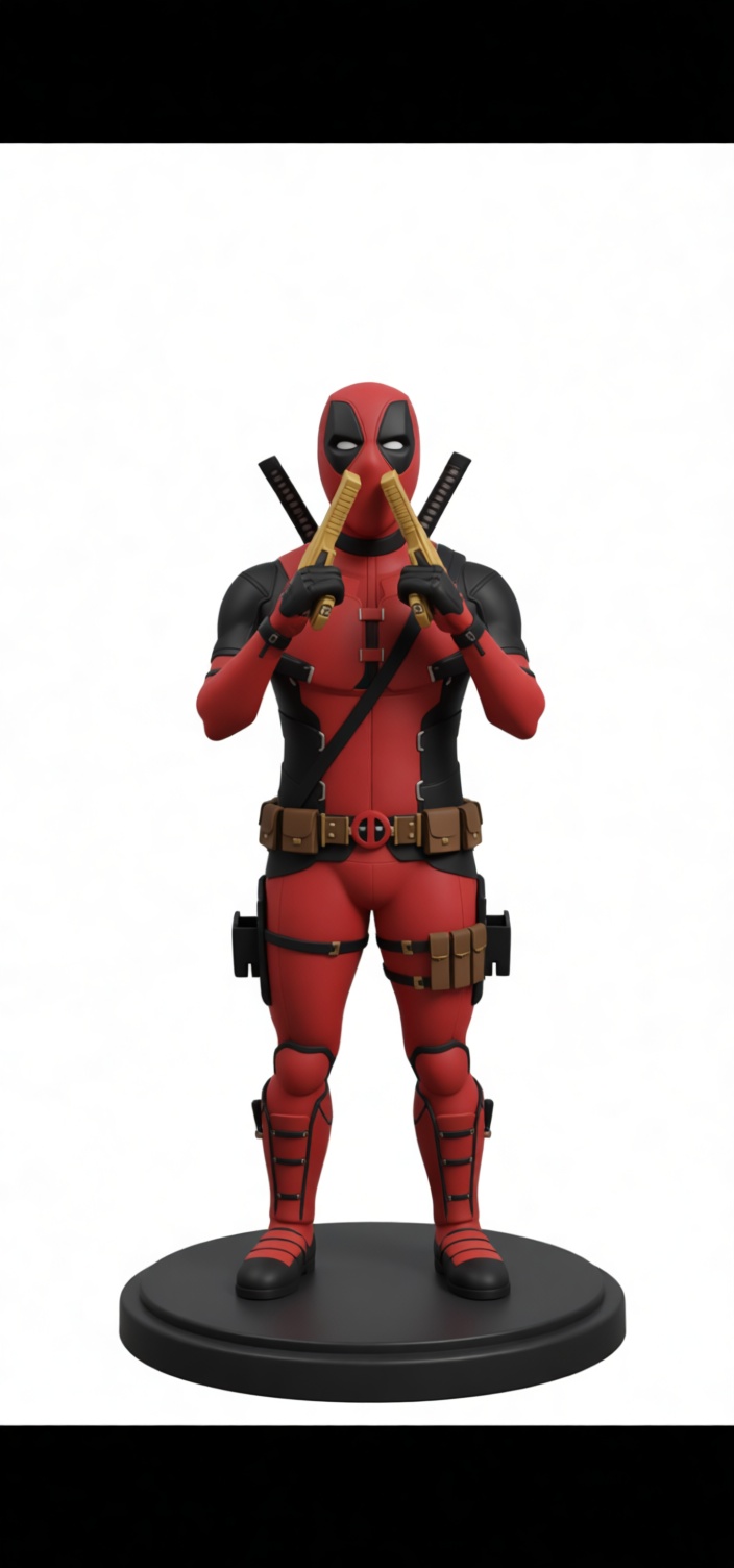 Deadpool Figurine free 3D printable STL