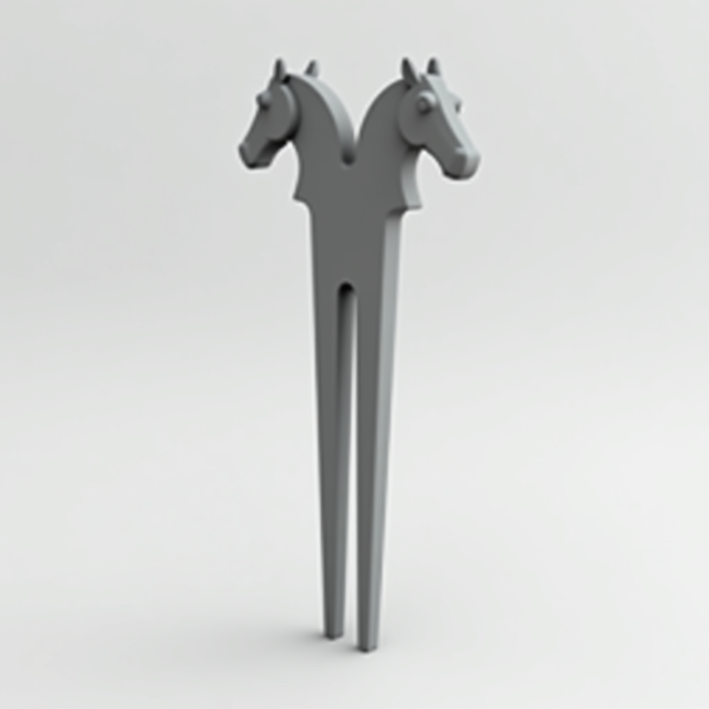 Horse Head Golf Divot Tool free 3D printable STL