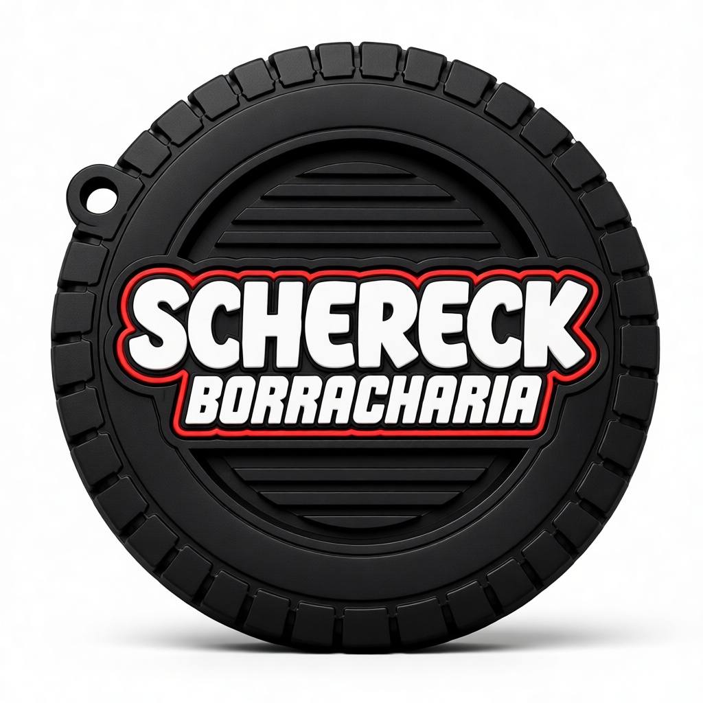 Schereck Borracharia Keychain free 3D printable STL