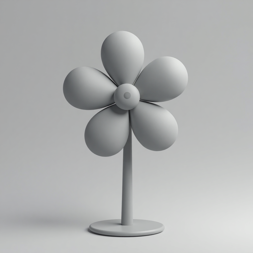 Flat Five-Petal Daisy free 3D printable STL
