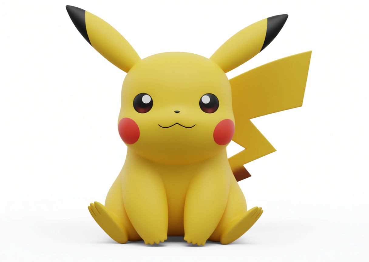 Pikachu Figurine free 3D printable STL
