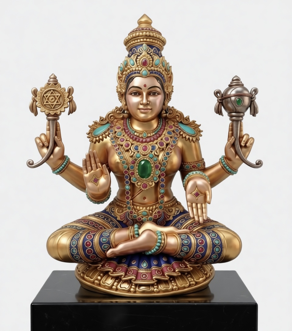 Vishnu Statue Figurine free 3D printable STL