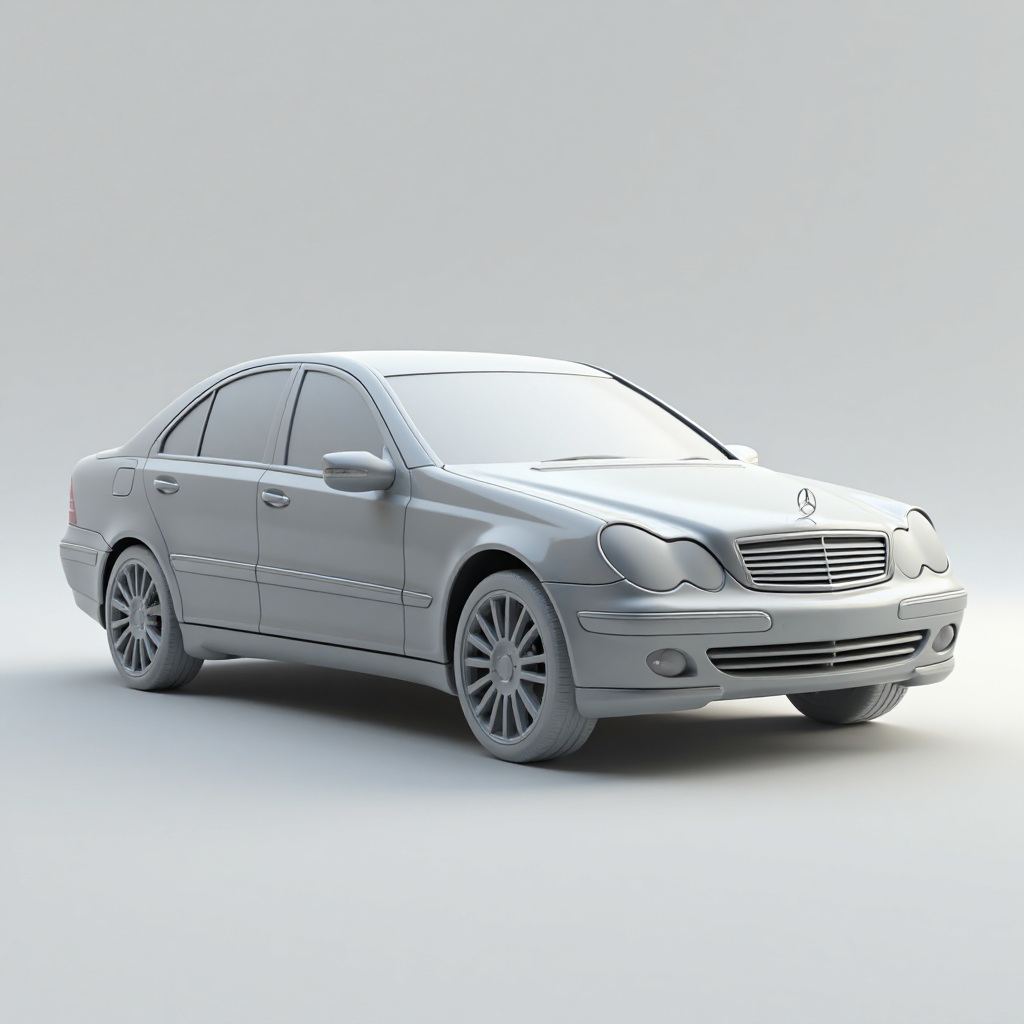Mercedes-Benz C-Class W203 Model free 3D printable STL