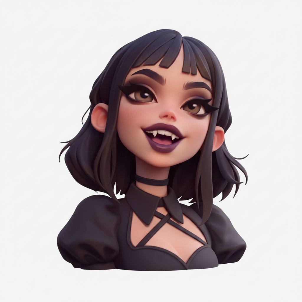 Vampire Girl Bust free 3D printable STL