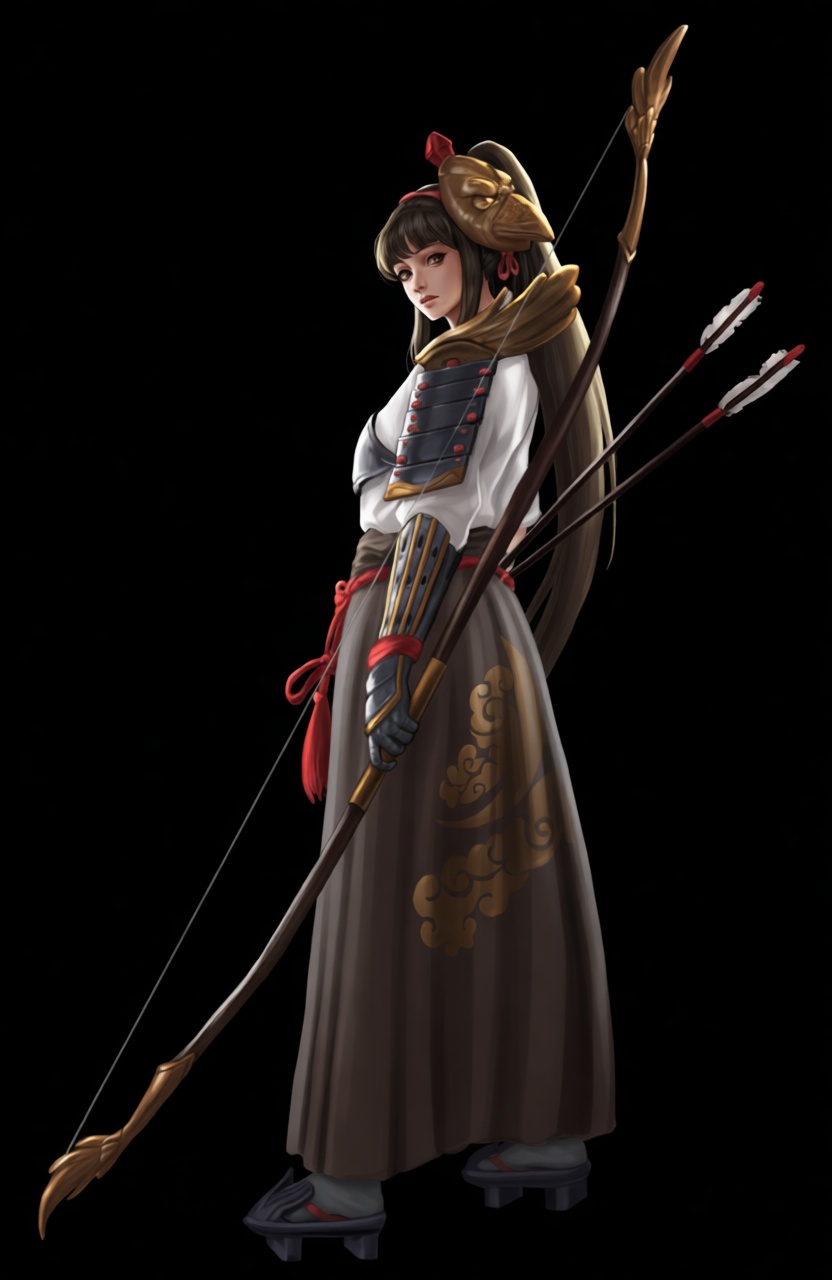 Japanese Onna-bugeisha Figurine free 3D printable STL