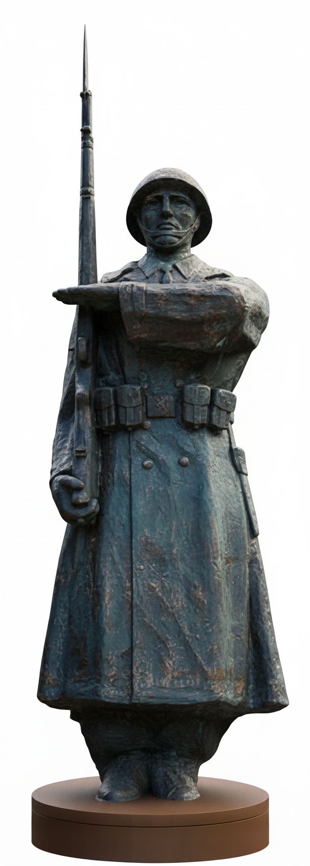 WWII Soldier Statue free 3D printable STL