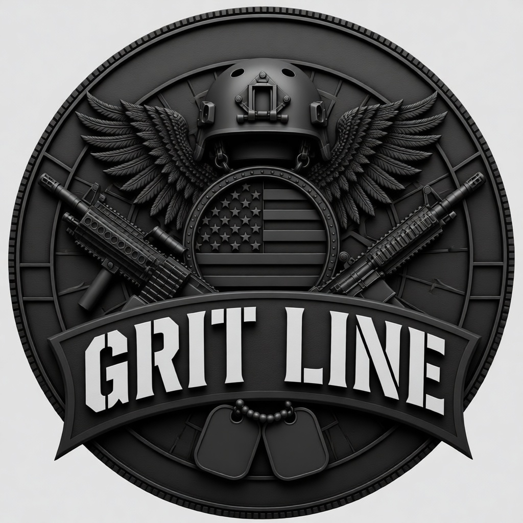 Grit Line Military Emblem free 3D printable STL