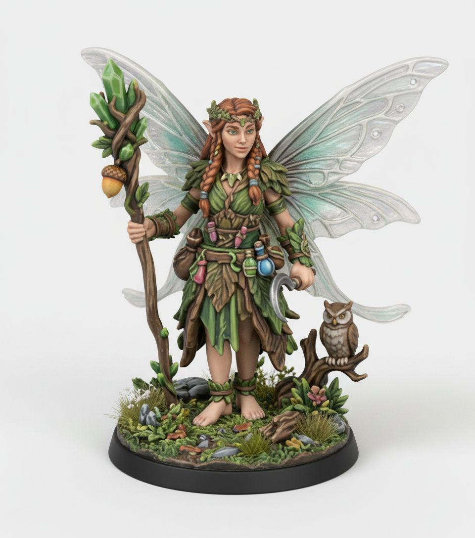 Forest Fairy Figurine free 3D printable STL