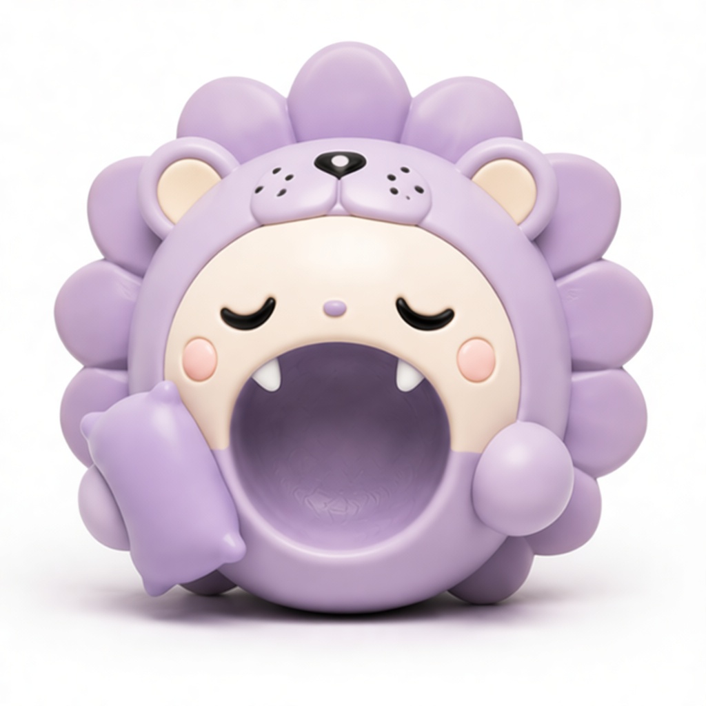 Sleeping Lion Planter free 3D printable STL