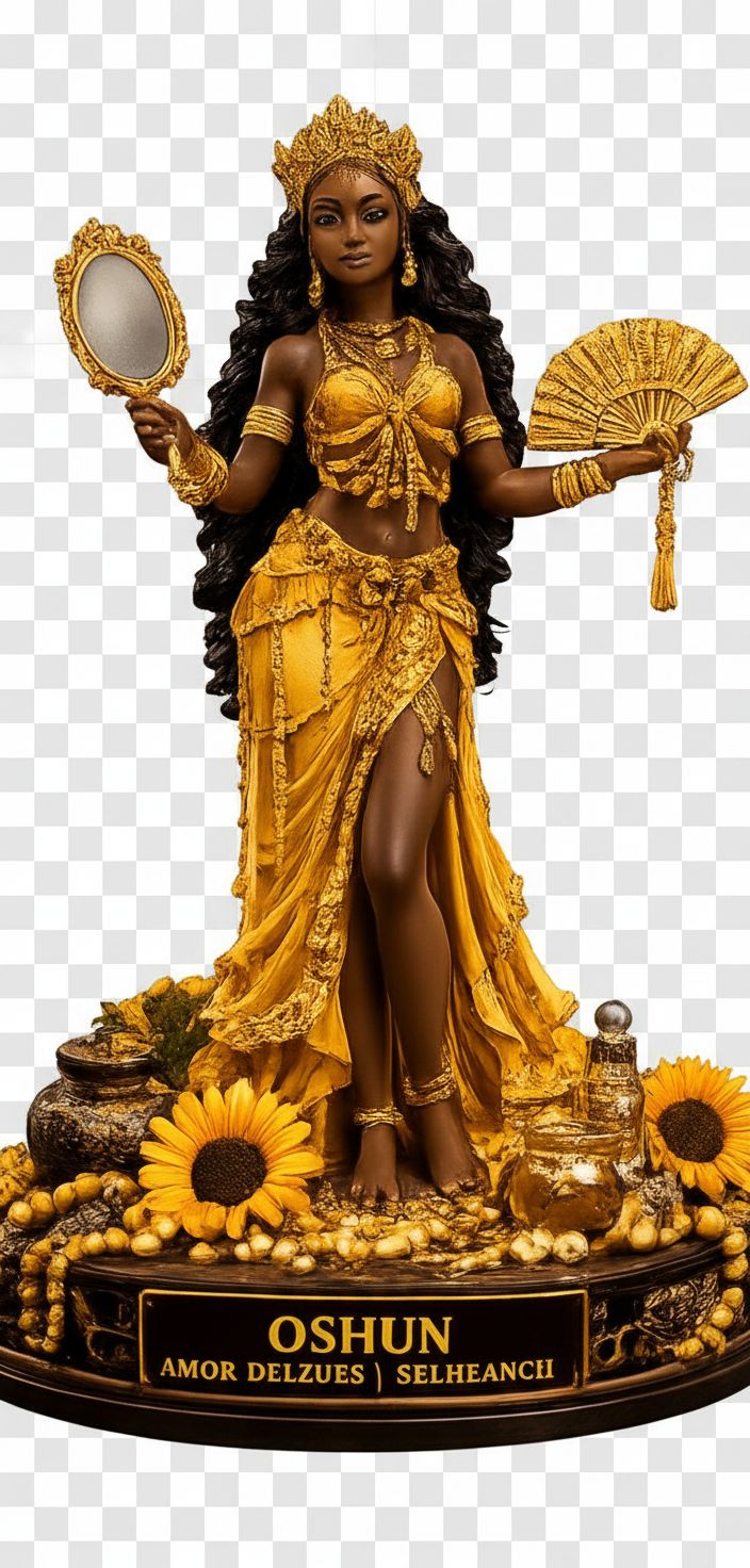 Oshun Goddess Figurine free 3D printable STL
