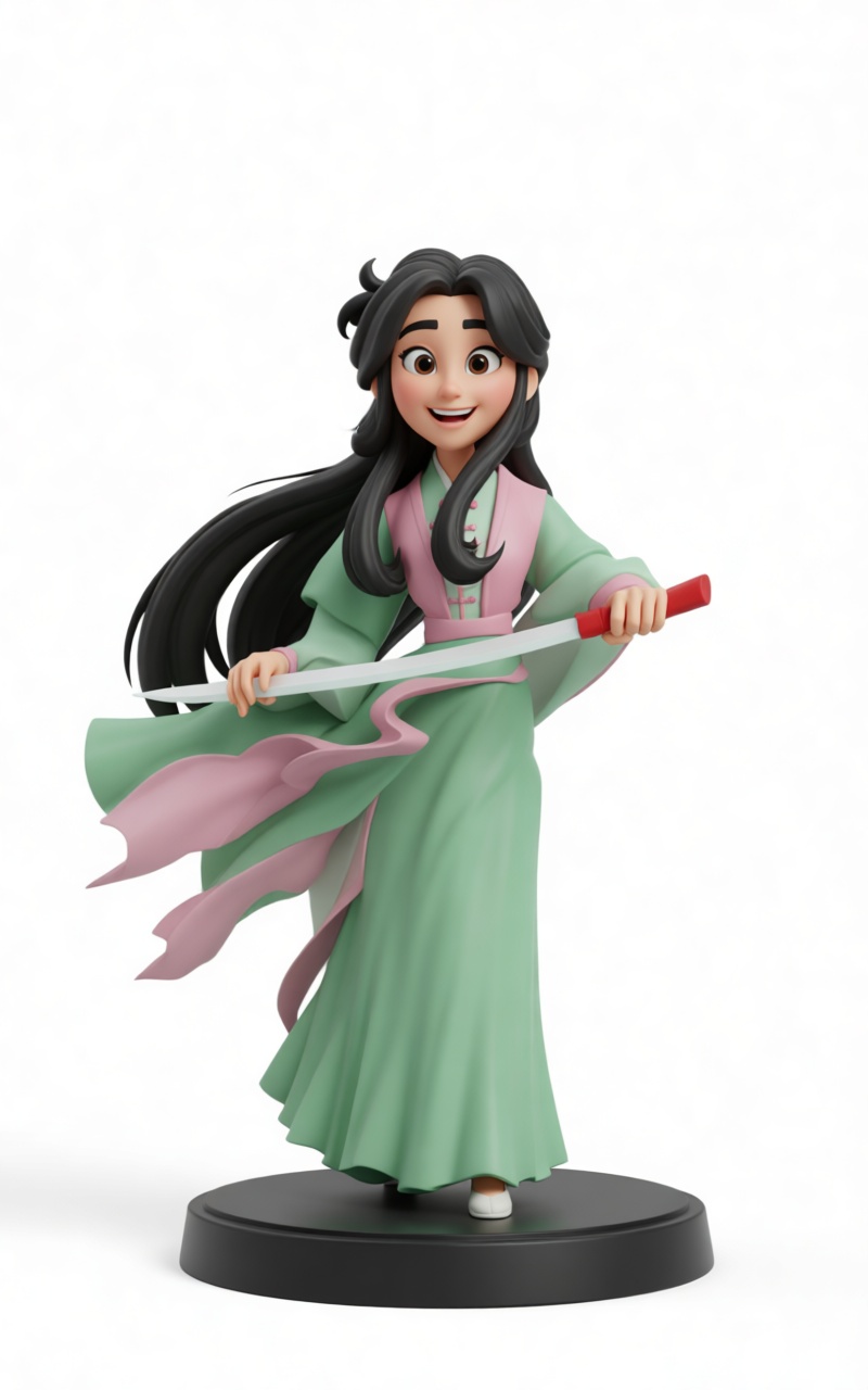 Mulan Figurine free 3D printable STL