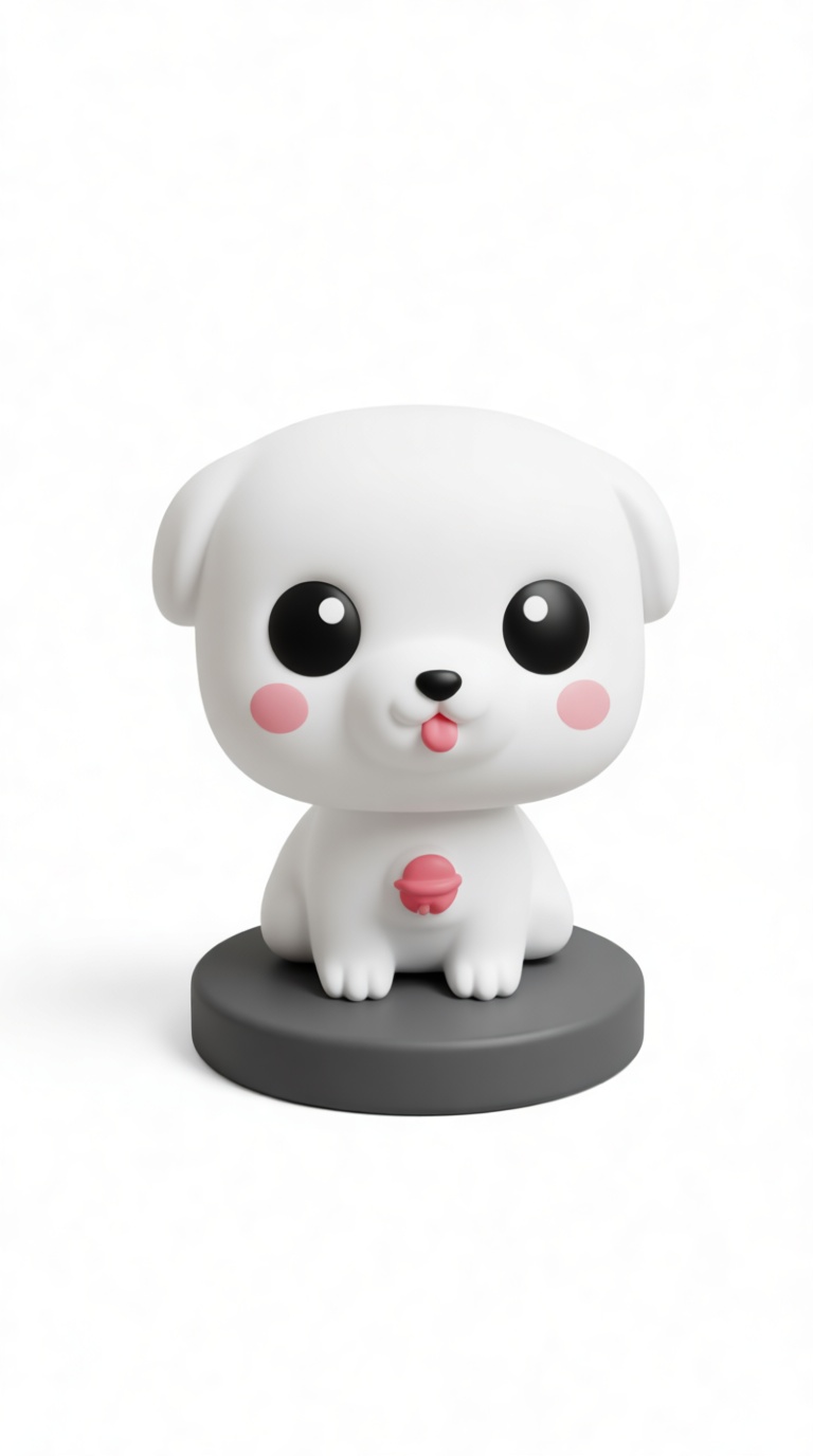 Cute Puppy Figurine free 3D printable STL