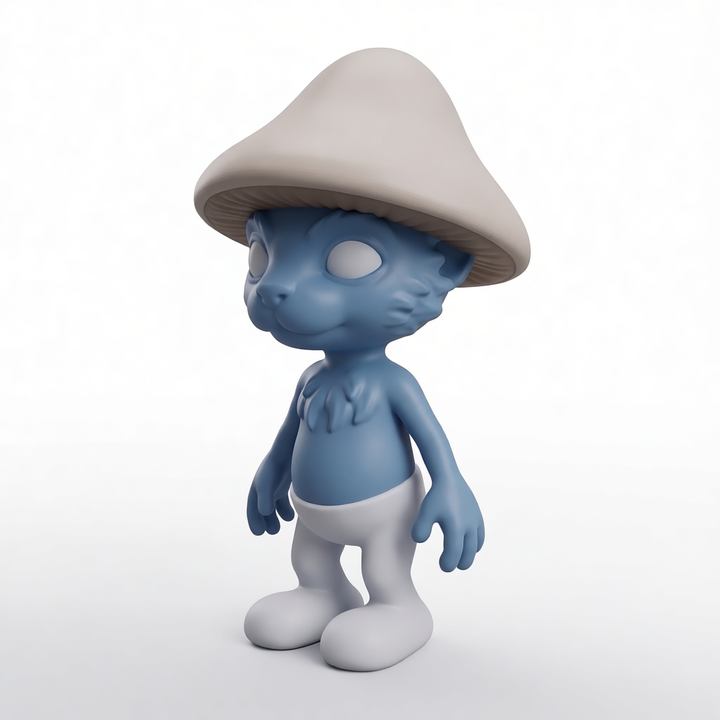Smurf Cat Figurine free 3D printable STL