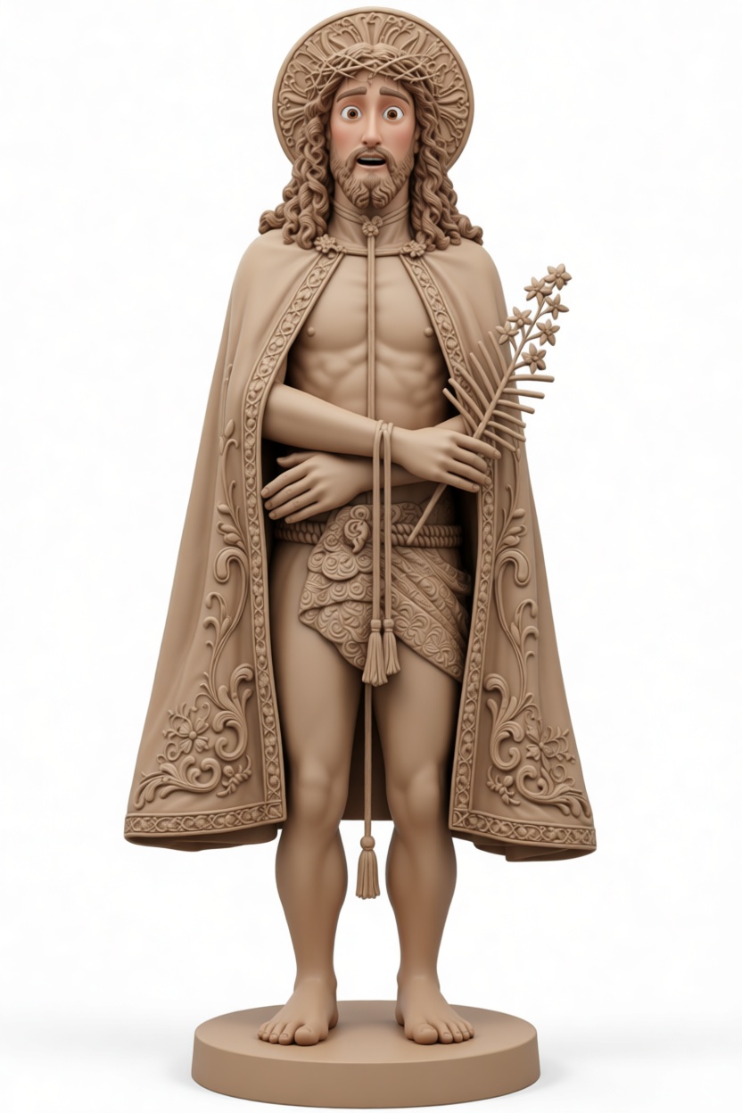 Saint Sebastian Figurine free 3D printable STL