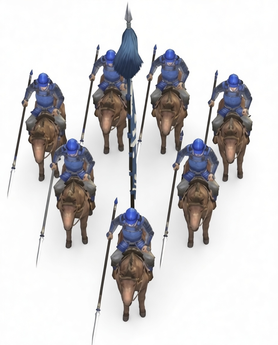 Medieval Lancer Cavalry Miniatures - Free 3D Printable STL File