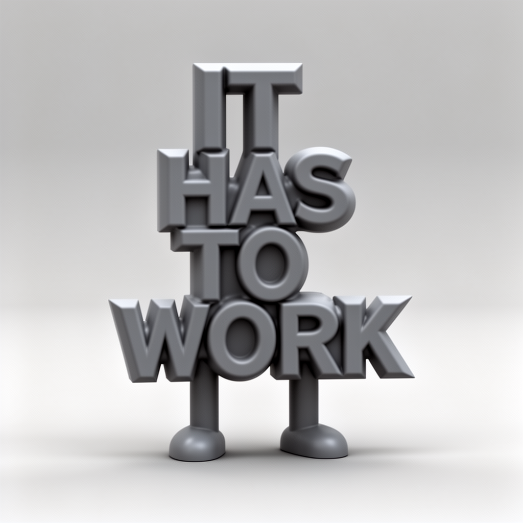 It Has To Work Sculpture free 3D printable STL