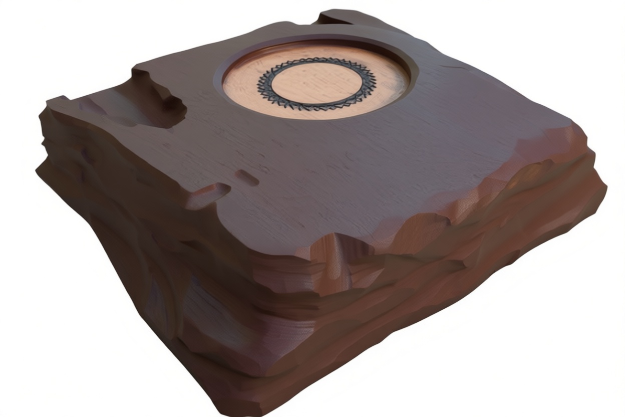 Wooden Coaster Base free 3D printable STL