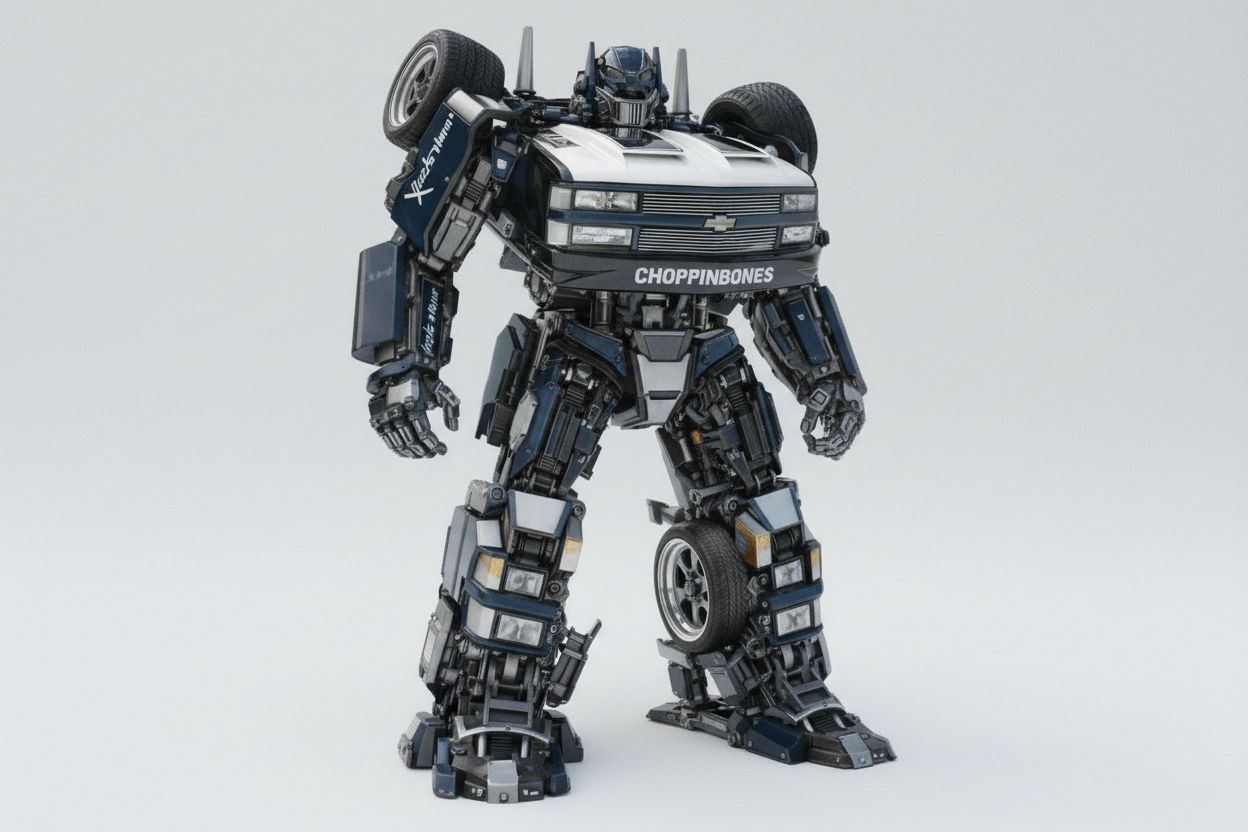 Transforming Robot Model free 3D printable STL