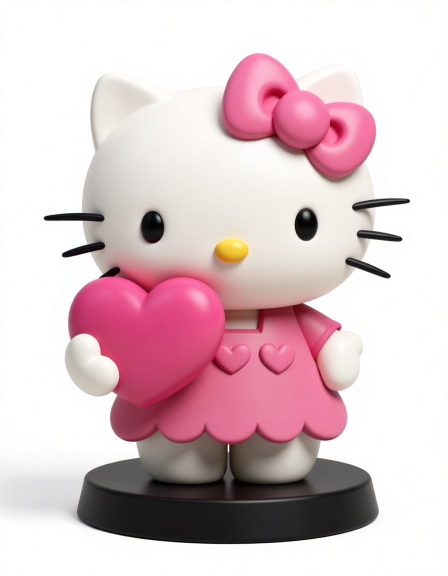 Hello Kitty Figurine free 3D printable STL