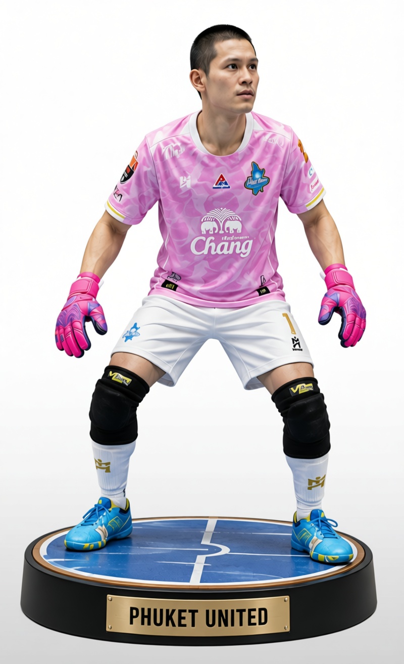 Phuket United Goalkeeper Figurine free 3D printable STL